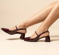 Women Twiggy Cherry Red Mary Heels