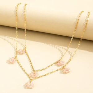 Stylish Multilayer Chain Pendant Necklace