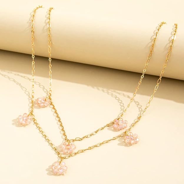 Stylish Multilayer Chain Pendant Necklace